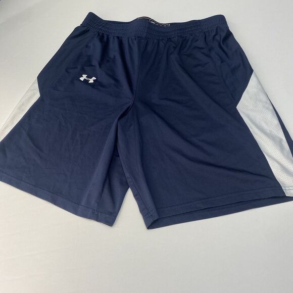 Under Armour Authentic‎ Men’s Linerless Running Shorts 1300358  Navy Size XL - Picture 9 of 14